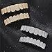 AISGRIL Grillz Teeth 18K Gold Plated Inlaid Shein Zircon Grillz Grills Hip Hop Punk Cosplay Rapper Costume Street Unisex for Halloween Christmas