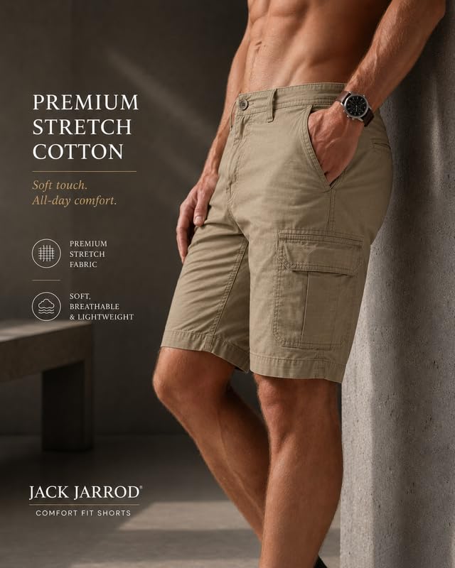 Image of Comfort Fit Shorts for Men & Women | Cotton Stretch Fit | 32-44