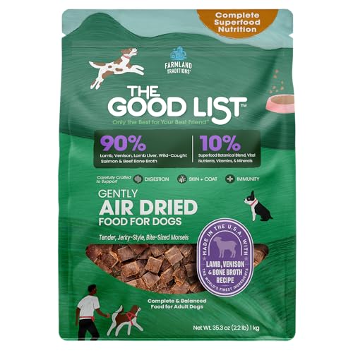 Farmland Traditions The Good List Air-Dried Dog Food, Lamb,