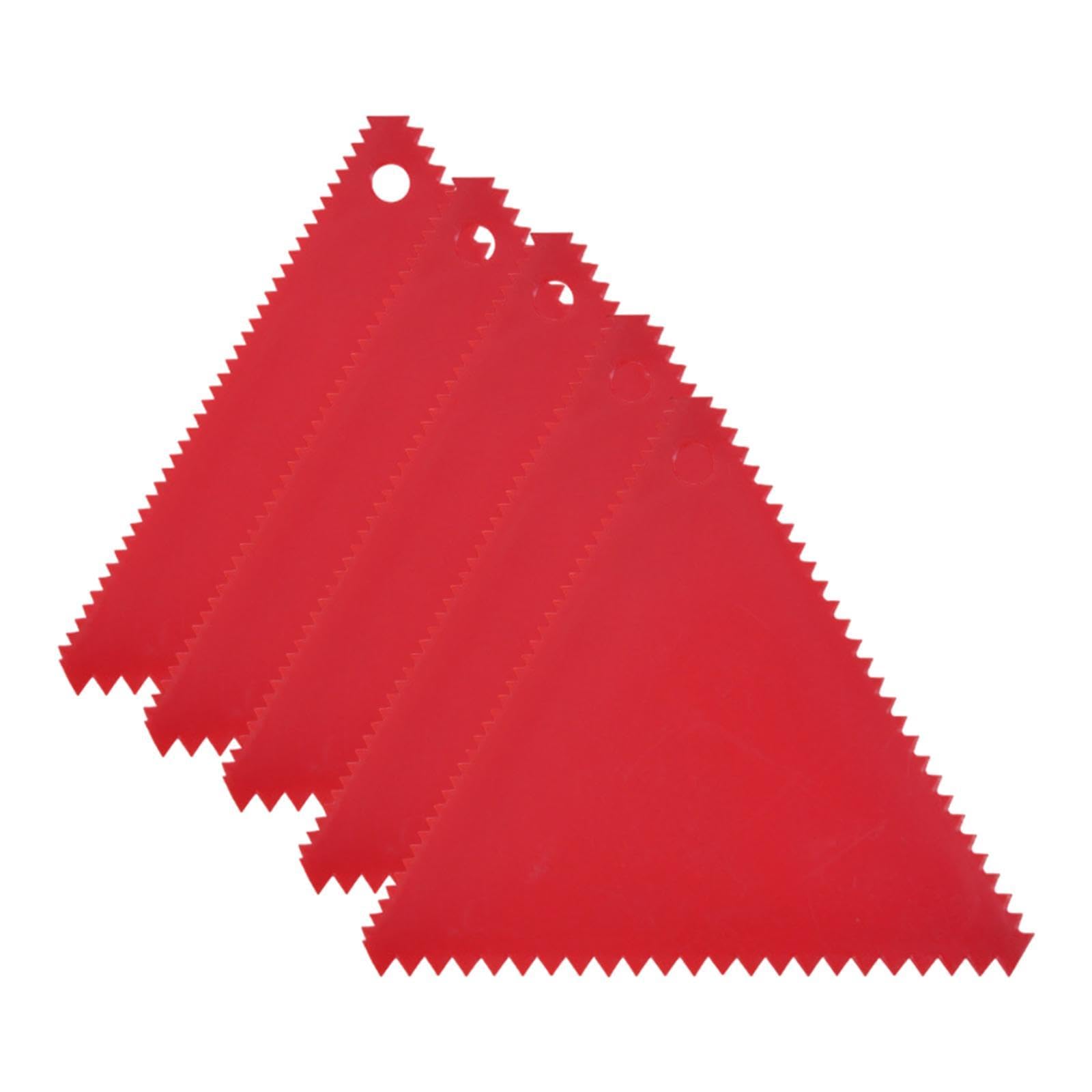 5X Adhesive Spreader Reusable Trowel for Polyester Resin Putty Applying Glue Triangle|Home & Garden | Home Improvement |5 Adhesive Spreaders-image-35