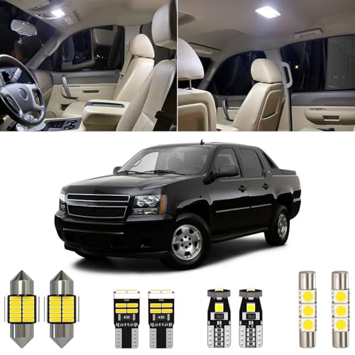 Kit de Luces LED Interiores 14 Piezas 6000K para Chevrolet Avalanche