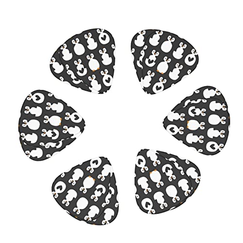 Lot de 12 médiators de guitare avec motif mignon et pingouins et cœurs pour guitare acoustique électrique - Les Beatles, Paul McCartney, John Lennon, RIngo Starr, George Harrison Lot de 12 médiators de guitare avec motif mignon et pingouins et cœurs pour guitare acoustique électrique – Image 3