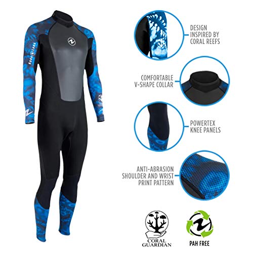 Aqualung HydroFlex 3mm Traje de Buceo Hombre, Azul Camuflaje miniatura 2
