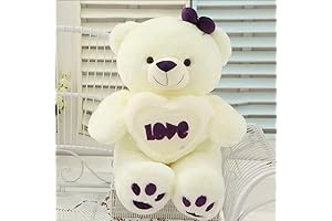 AIRROAD Giant Teddy Bear Peluche Grande para Novia 39" (Blanco)