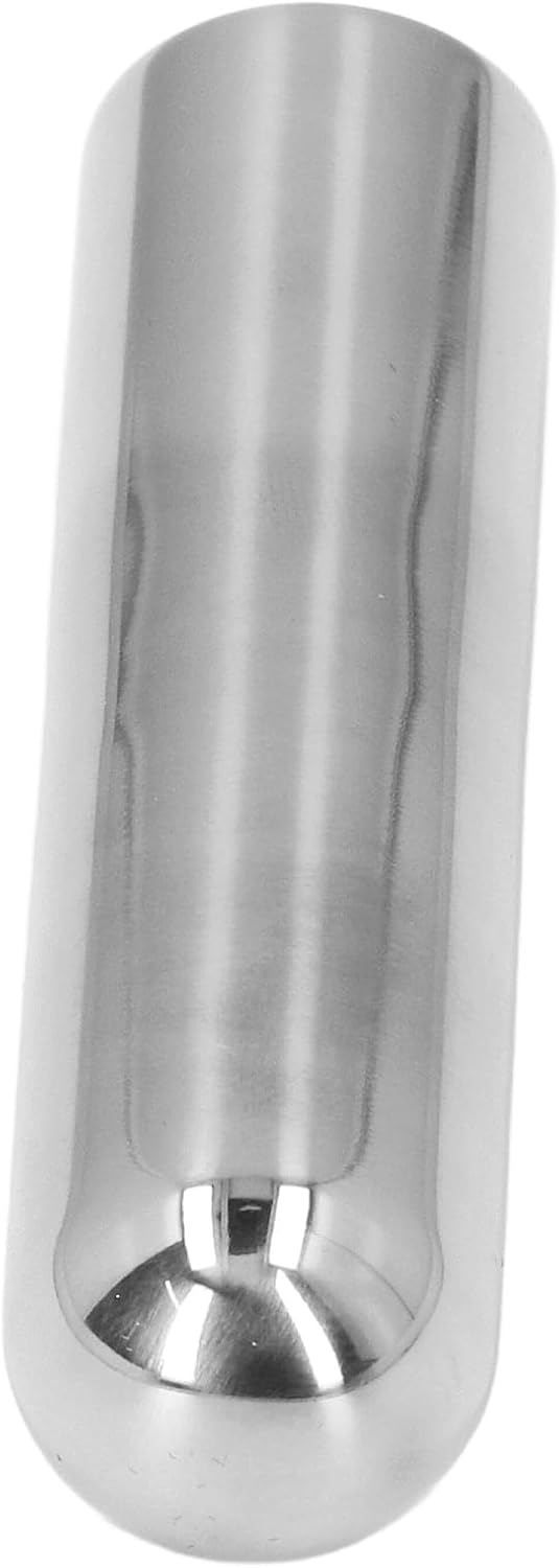 Stainless Steel Guitar Tone Bar, Well Crafted Guitar Slide with Thumb and Finger Picks for Lap Steel Electric Guitars