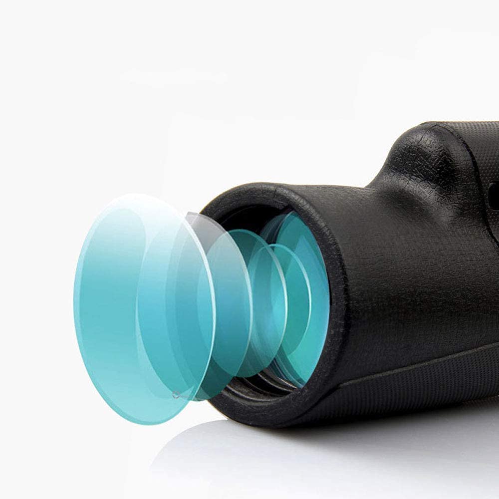 Monoculaire Portable 12x50 avec Vision Nocturne, étanche IPX7, Prisme BAK4, Objectif FMC, avec Adaptateur pour Smartphone et trépied, pour Adultes et Enfants, Concerts, Observation des oisea