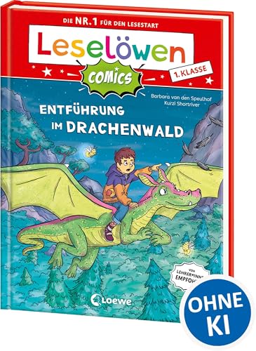 Leselöwen Comics 1. Klasse - Entführung im Drachenwald: Jetzt als Comic-Buch! - Die Nr. 1 für den Lesestart - Mit Leselernschrift ABeZeh - Erstlesebuch für Kinder ab 6 Jahren