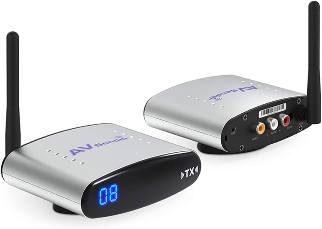 Artek PAT-225 2.4GHz Wireless AV Sender IR Remote Audio Video Transmitter Receiver