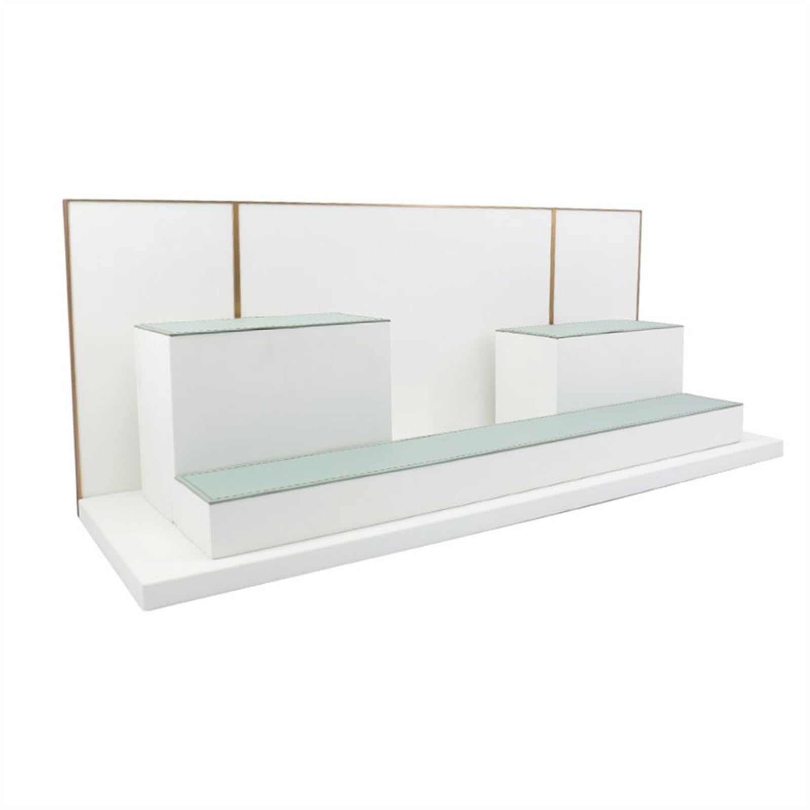 Brillenhalte Optical Store Display Rack Counter Hochwertiges PU-Leder-Display-Regal Sonnenbrillen-Lagerregale Brillenständer (Color : 1)