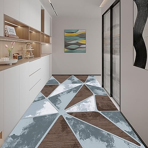 Tapis de couloir long lavable en machine pour protéger les sols des passages