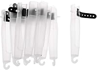 Vista 1 de 10 piezas telescópicas de caña de pescar guías punta de caña cubierta tapa de poste