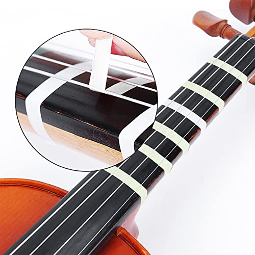 2Pcs Violin Tape Fingerboard 216 Ft/66M Violin Fingering Tape For Note Positions, Fingerboard Tape Orchestral Instrument Fingering Tape Violin Accessories For Beginners (White) #TOP4