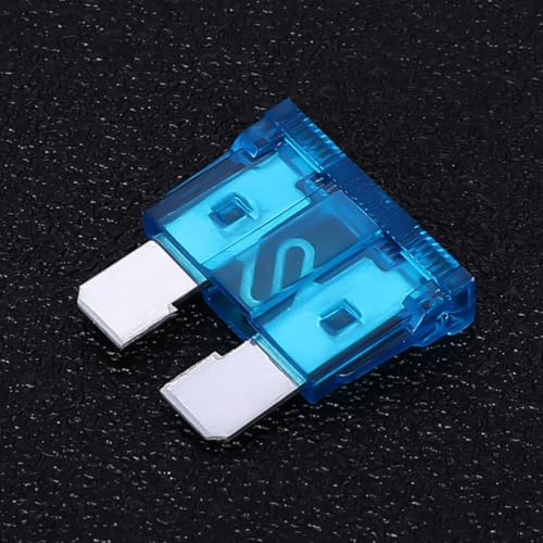 Kit de 250 fusibles para automóvil con identificación codificada por color y diseño fácil de usar, incluye fusibles estándar para auto y camión, ABS y aleación de zinc, en caja de almacenamiento miniatura 6