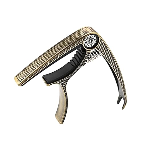 Guitar Capo 2 in 1 合金アコースティックギター カポ ギタークランプ アコースティックエレキギターウクレレバンジョーマンドリン用