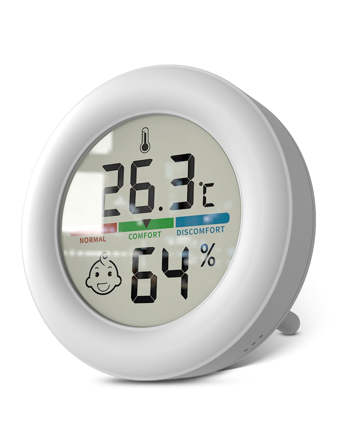 Termometro Igrometro Digitale | Misura Temperatura E Umidit&agrave; | Per Interni, Serra, Cella | Display LCD
