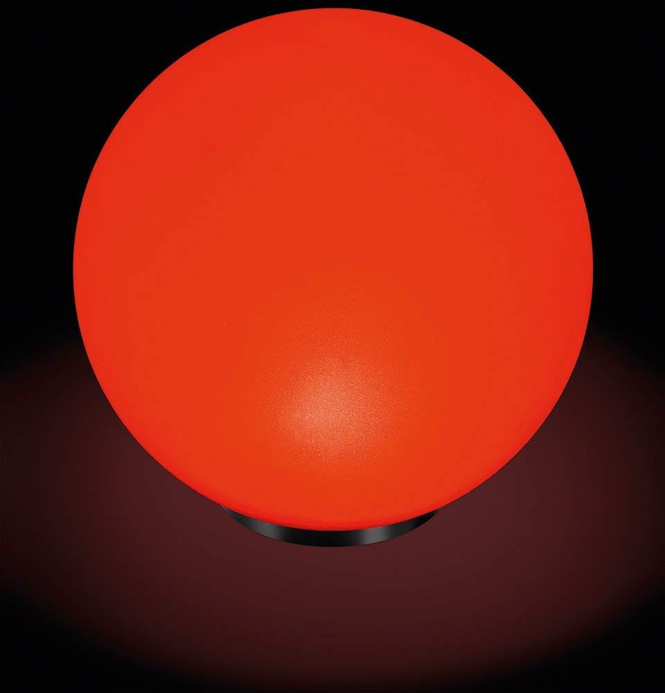 Esotec Solarkugeln für Außen 3er Set 20, 30 & 40 cm, Solar Leuchtkugeln Garten mit 7 Lichtfarben, Farbwechsel, wetterfest IP44, 102614