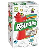 Fruit-RollUps Fruit Snacks Variety Pack, 0.5 oz., 72 Count| FLavours; Strawberry Blast & Tropical Tie Dye | Gelatin & Gluten Free