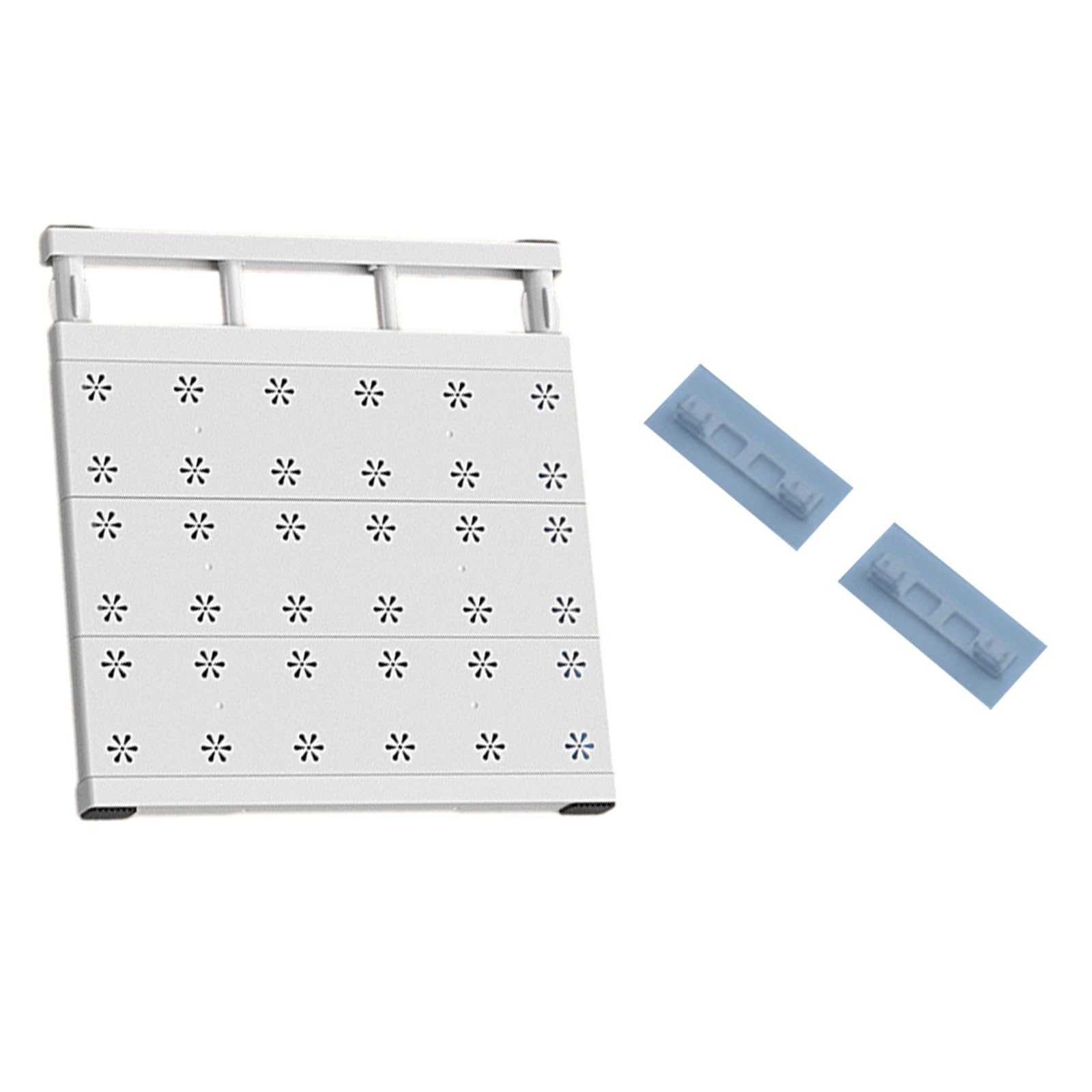 MICFENY Space Saving Tension Shelves for Closet Easy Install Wardrobe Partition Organizers Carbon Steel Tube Rack