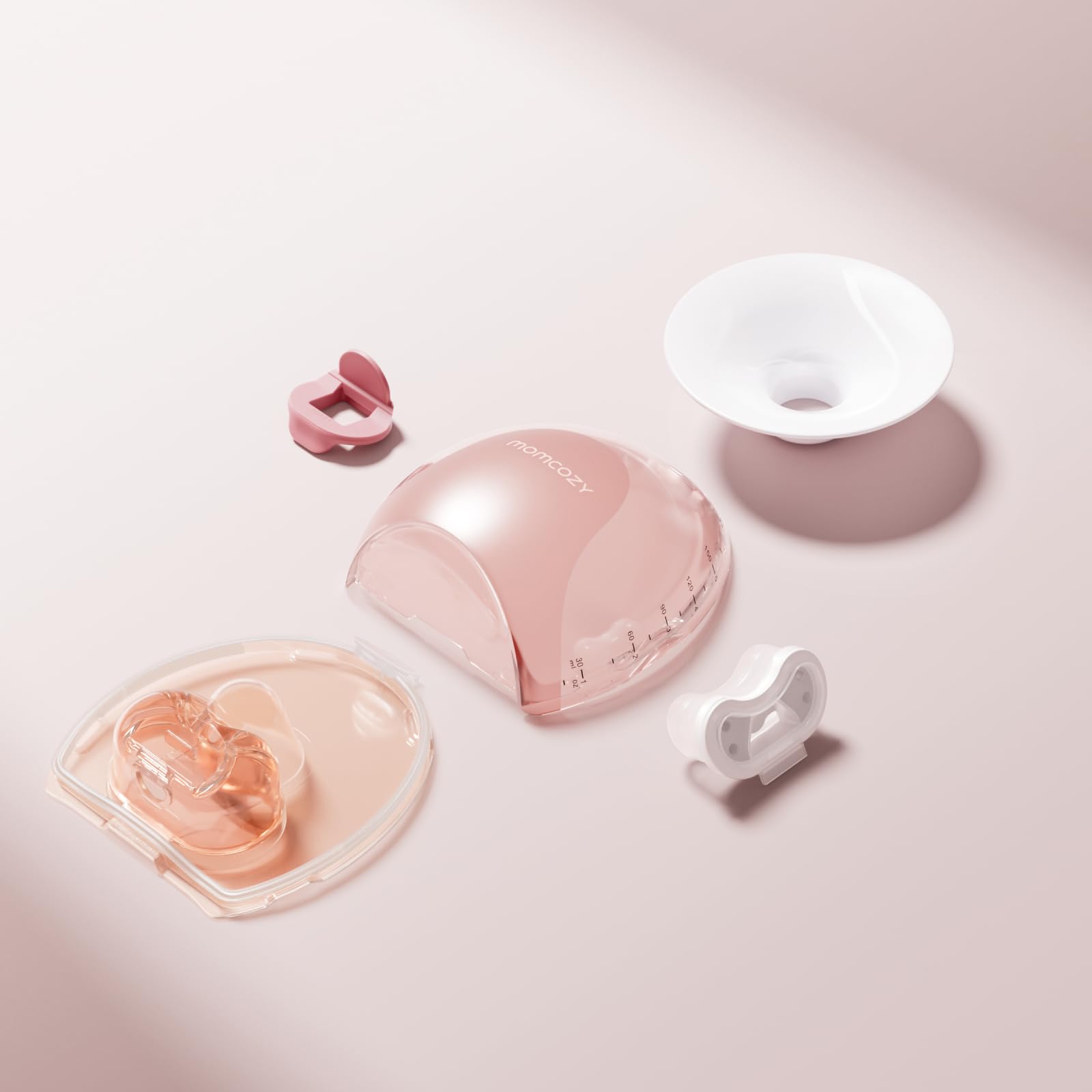 Momcozy Air 1 kompletny zestaw kubków zbierających z kołnierzem 24 mm, kompatybilny tylko z Momcozy Air 1, nie pasuje do innych modeli
