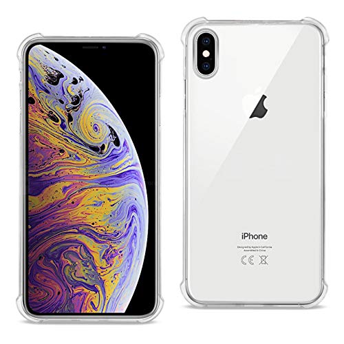 Reiko - iPhone Xs Max Clear Bumper Case with Air Cushion Protection - Clear