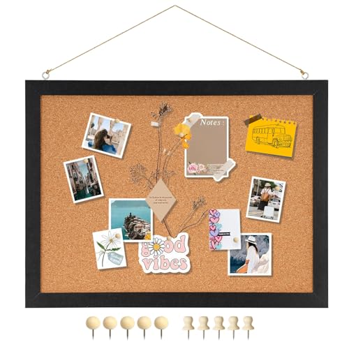 Tableau en liège double face mural 40x30 petit format bois