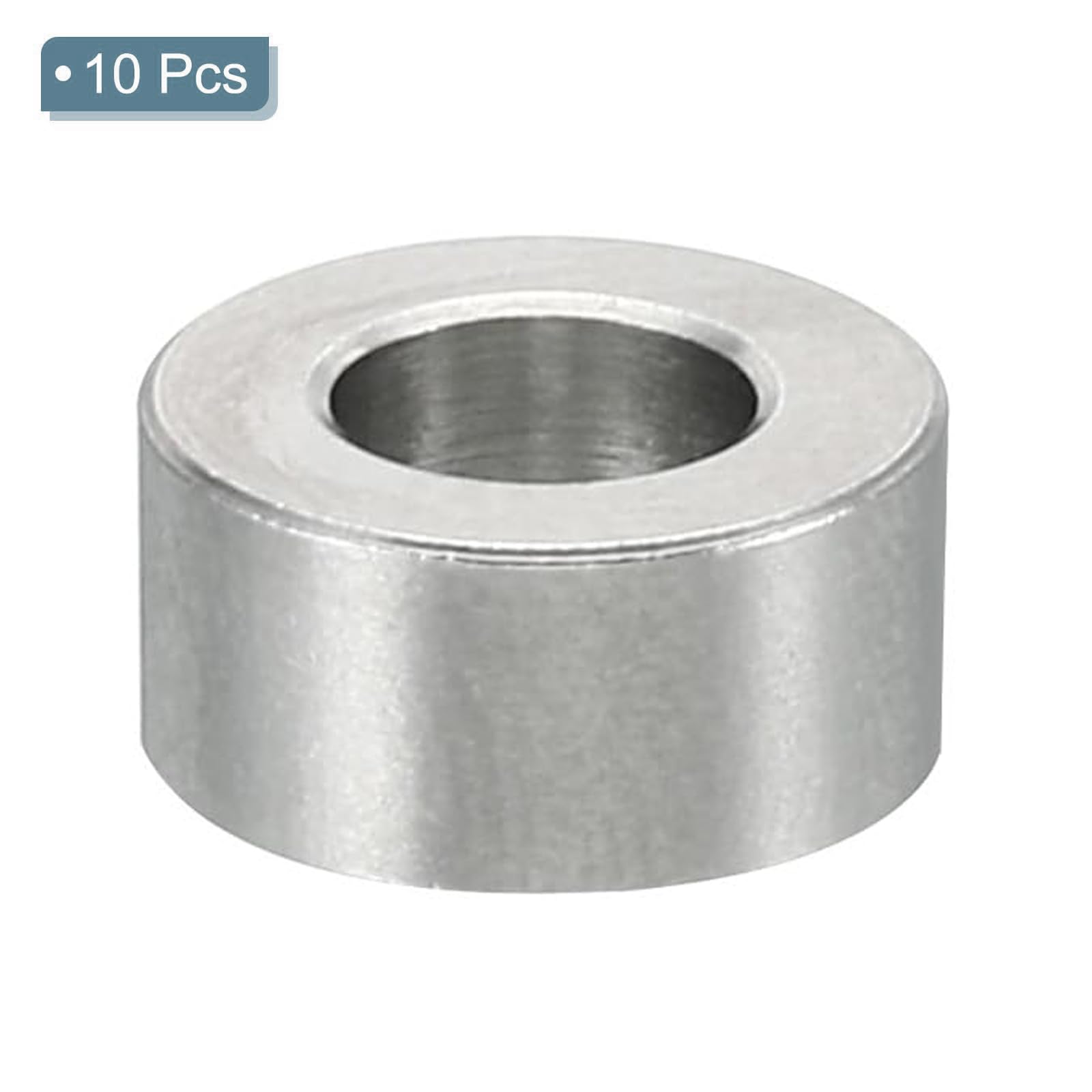 TOP-VIGOR 10Pcs M5 Aluminum Spacer, 5.2mm ID x 10mm OD x 5mm Length Metal Spacer - Image 3