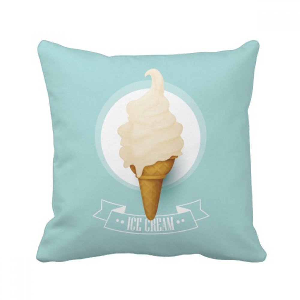 DIYthinker White Cream Popsicles Ice Cream Cones Throw Pillow Sleeping Sofa Cushion Cover