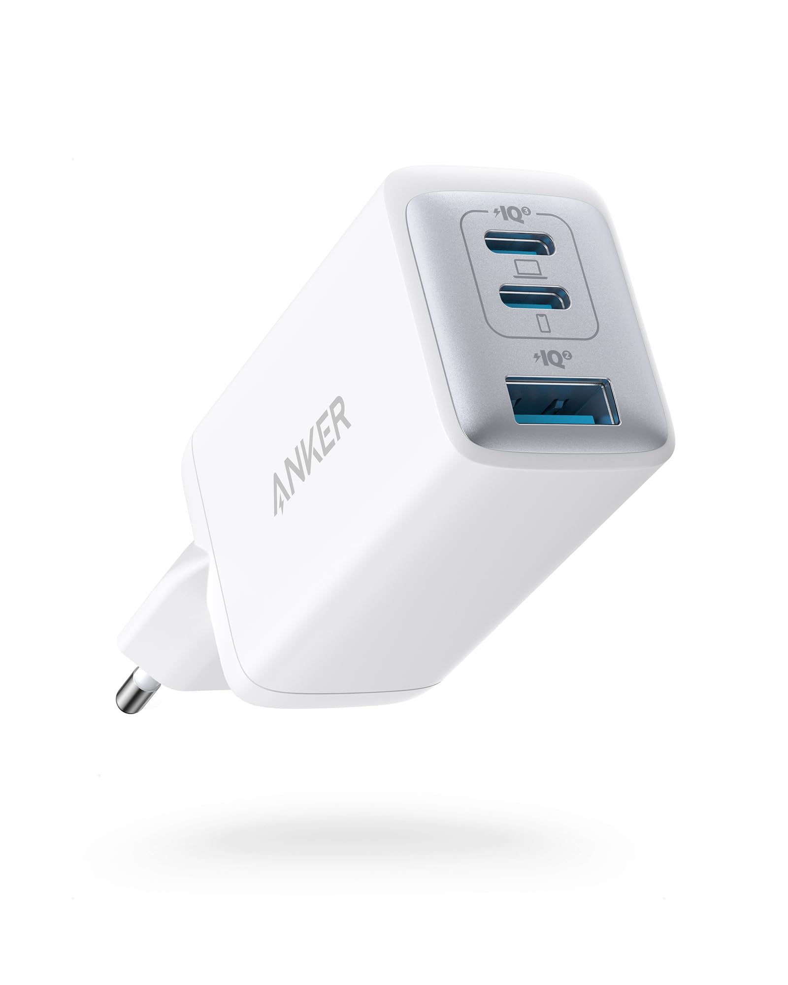 Anker Nano 65W USB C Ladegerät, 3-Port PPS Schnellladegerät, iPad Ladegerät, Kompaktes Netzteil für MacBook Pro, iPad Pro, Galaxy S20, Dell XPS 13, Note 20, iPhone 17/iPhone Air/16/15 Serie,Pixel