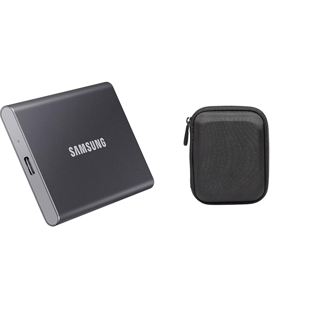 SAMSUNG Portable SSD T7 1TB 新品未使用 Samsung Portable SSD T7 1TB USB 3.2 Gen. 2 Szary - Dyski