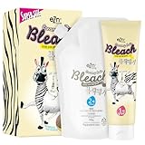 Super Rich Cream Hair Bleach 25oz Permanent Hair Color Formulated with Marula Seed Oil High Lifting Self Coloring Hair Minimal Damage, Jojoba Seed Oil, Argan Kernel Oil (Super Size)