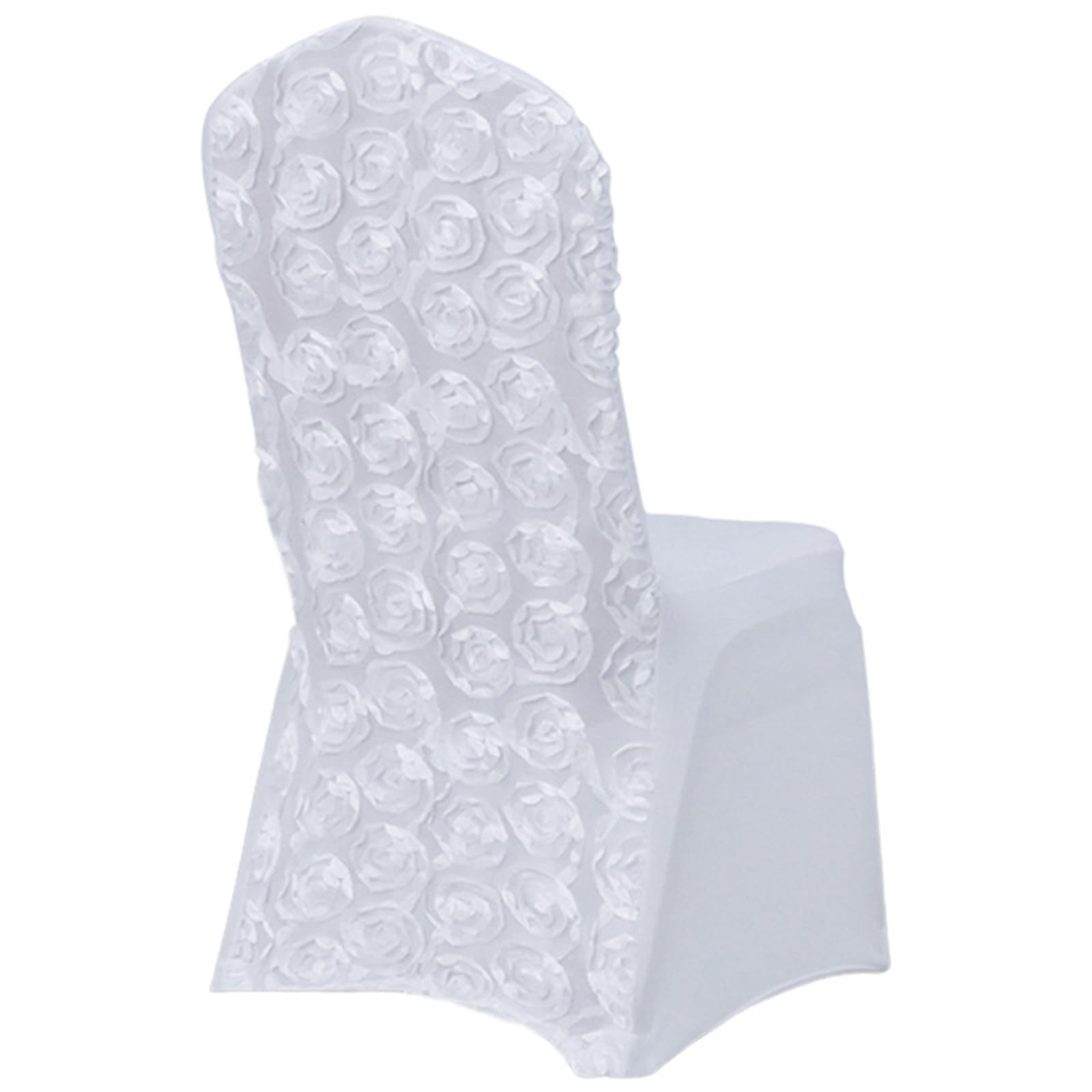 Hsioluted Stretch Rose Chair Cover Wedding Anniversary Party Cover Event Dining Banquets Decoration Slipcovers Spandex Chair