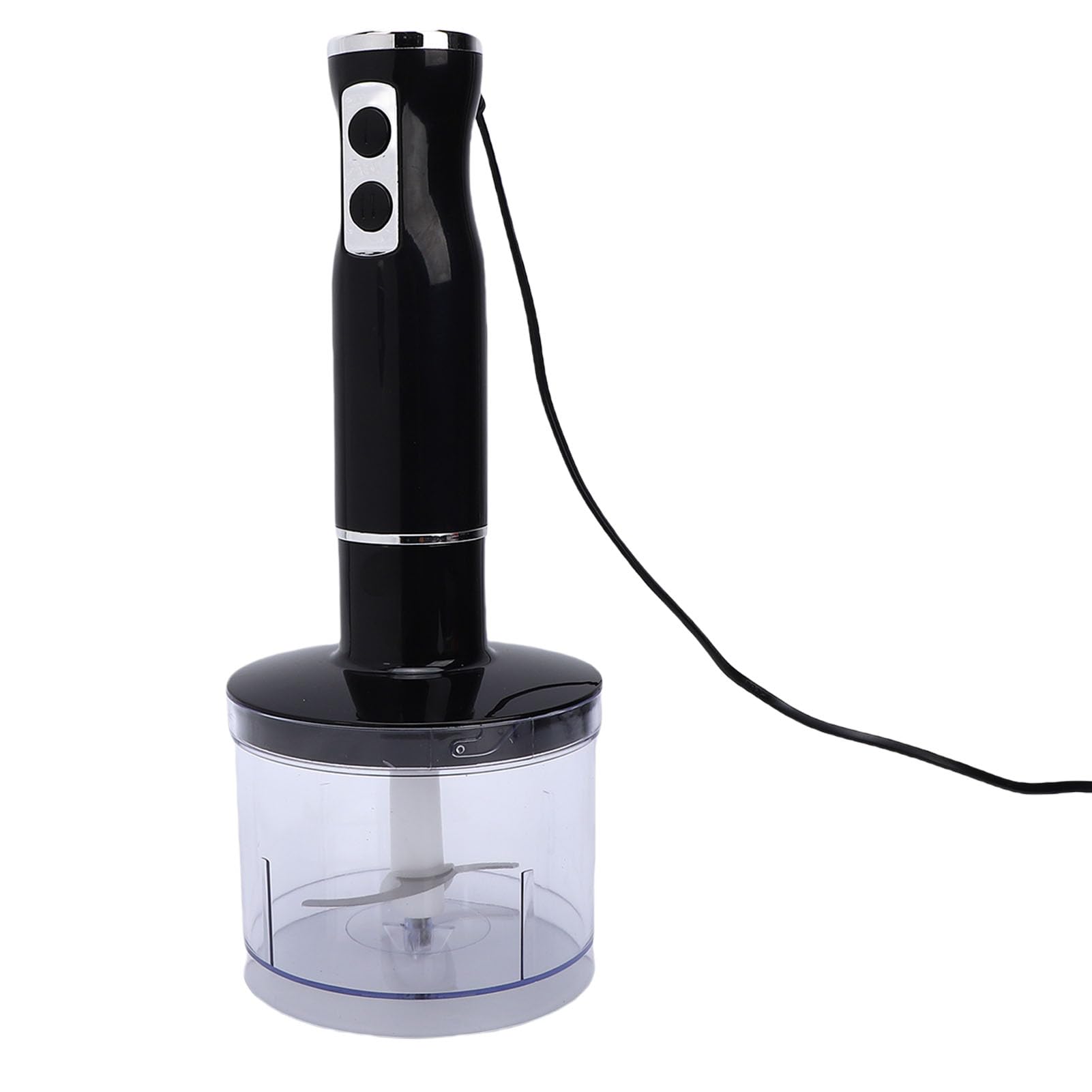 HEEPDD Zestaw Blendera Ręcznego o Mocy 400 W, Mocny Blender Zanurzeniowy ze Stali Nierdzewnej z trzepaczką i Rozdrabniaczem, do Zup, Koktajli, Sosów, Przecierów (wtyczka UE)