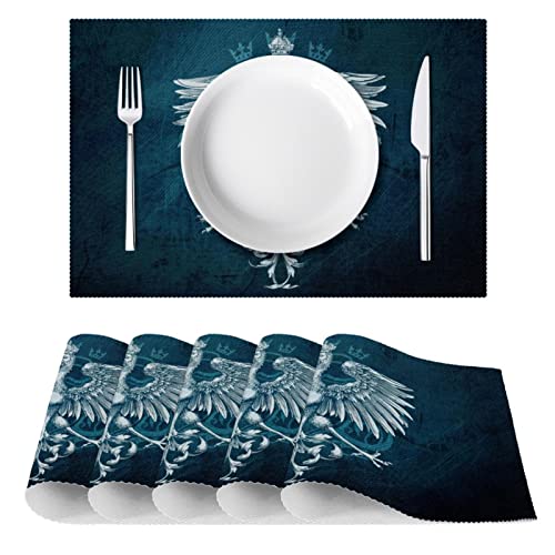Set de table aigle lavable pour éliminer les taches de graisse et protéger des plats chauds