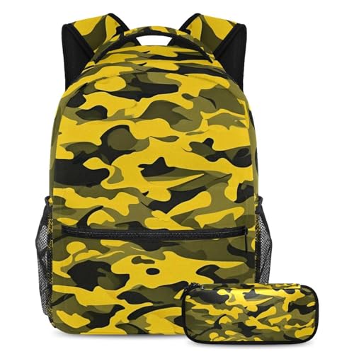 Sac à dos ado robuste contre le désordre avec trousse camouflage
