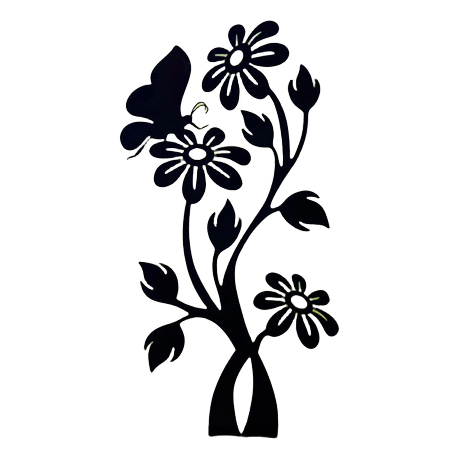 Thoanby Dark Blue Garden Stake,Rustproof Vintage Metal Garden Stakes Suitable For Outdoor Lawns Yard Decoration & Flower Bed Landscaping With Iron Art