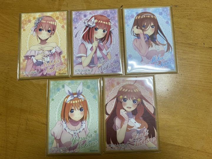 The Quintessential Quintuples Mini Shikishi