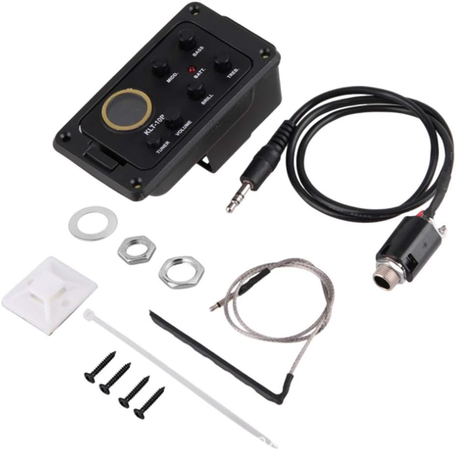 Ramassage Guitare Accordeur 5 bandes Bass Midd Treble Plus Volume EQ