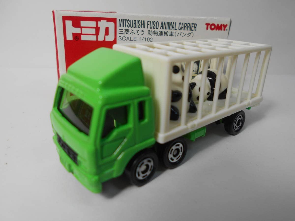 Amazon | トミカ 76 三菱ふそう 動物運搬車(パンダ) | ミニカー・ダイ 