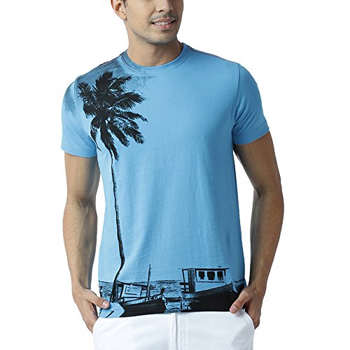 Image of HUETRAP Men's Beach Zest Printed T-Shirt