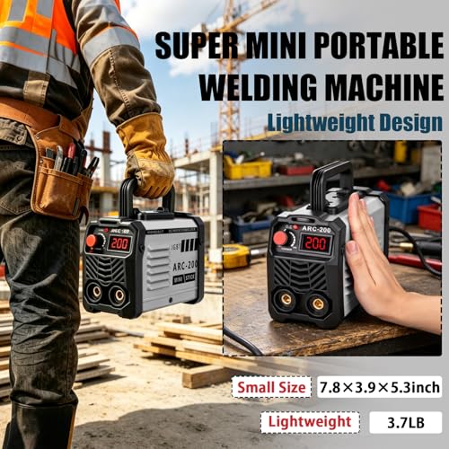 Hpoouo 200Amp Mini Stick Welder