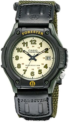 Casio FT500WC Series | Men's Analog Watch | 100 Meter Water Resistance | LED Light | Date Display | Leather/Cloth Band | Regular Time Keeping (HR, Min, SEC, PM, Date, Day) | 3 Year Battery