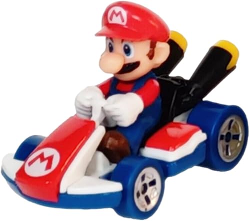 Pieza de repuesto para Hot Wheels Mario Kart Rainbow Road Playset - GXX41  Reemplazo de auto Mario fundido a presión