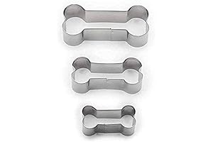 Paw-ty Delight: Stainless Steel Dog Bone Cookie Cutters