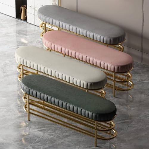 Banco zapatero de 3 niveles con asiento acolchado. Elegante organizador de almacenamiento de entrada para pasillo, sala de estar y dormitorio, perfecto para colección de zapatos y asientos