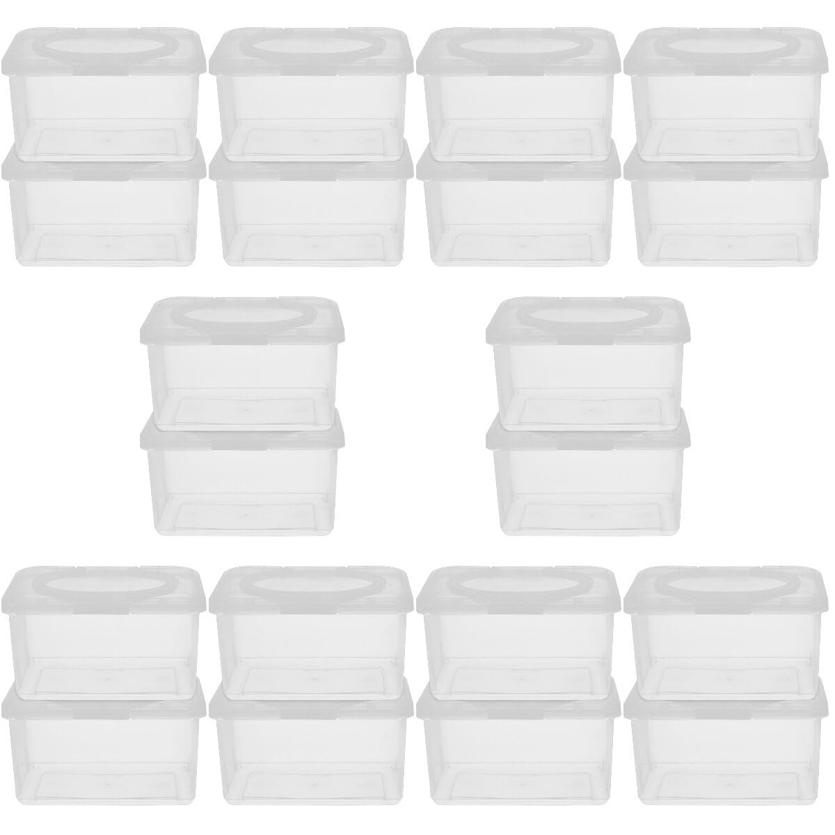 ibasenice 20 Piezas Dispensador De Toallitas para Bebé Soporte para Toallitas Caja Dispensadora De Toallitas para Bebé Estuche Dispensador De Toallitas De Viaje