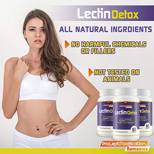 Lectin Detox - Colon Cleanser & Detox for Weight Loss - Detox Cleanse Detox Pills - Reduce Gut Size for A Quick Slim… - Image 7