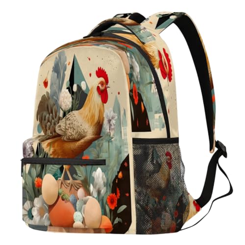 Sac à dos pour ordinateur portable grand modèle pour voyage scolaire et marche