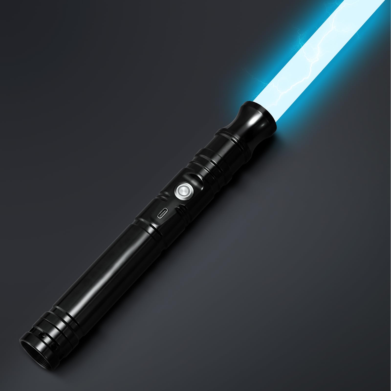 Lightsaber,RGB 15 Colors 10 Modle Voices Light Saber,Smooth Swing & Fight Sound Effects,Portable Light Saber Sword Toy with Metal Hilt for Kids, Adults