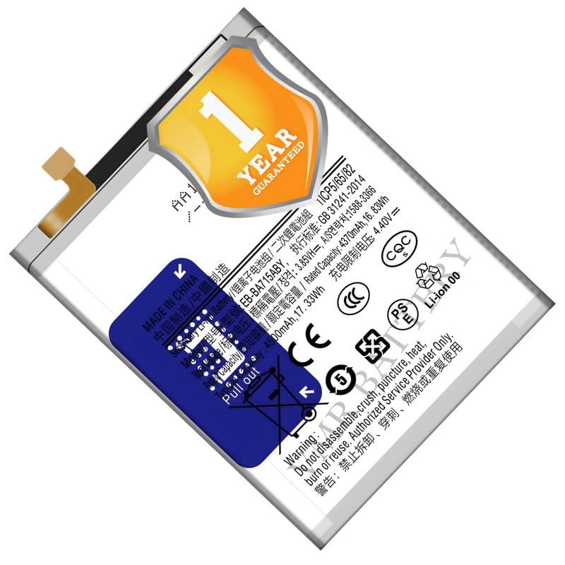 Image of Original EB-BA715ABY Battery Compatible for Samsung Galaxy A71 4G (SM-A715F) / A71 5G (SM-A716F) - (4500mAh) - 1 Year Warranty K7