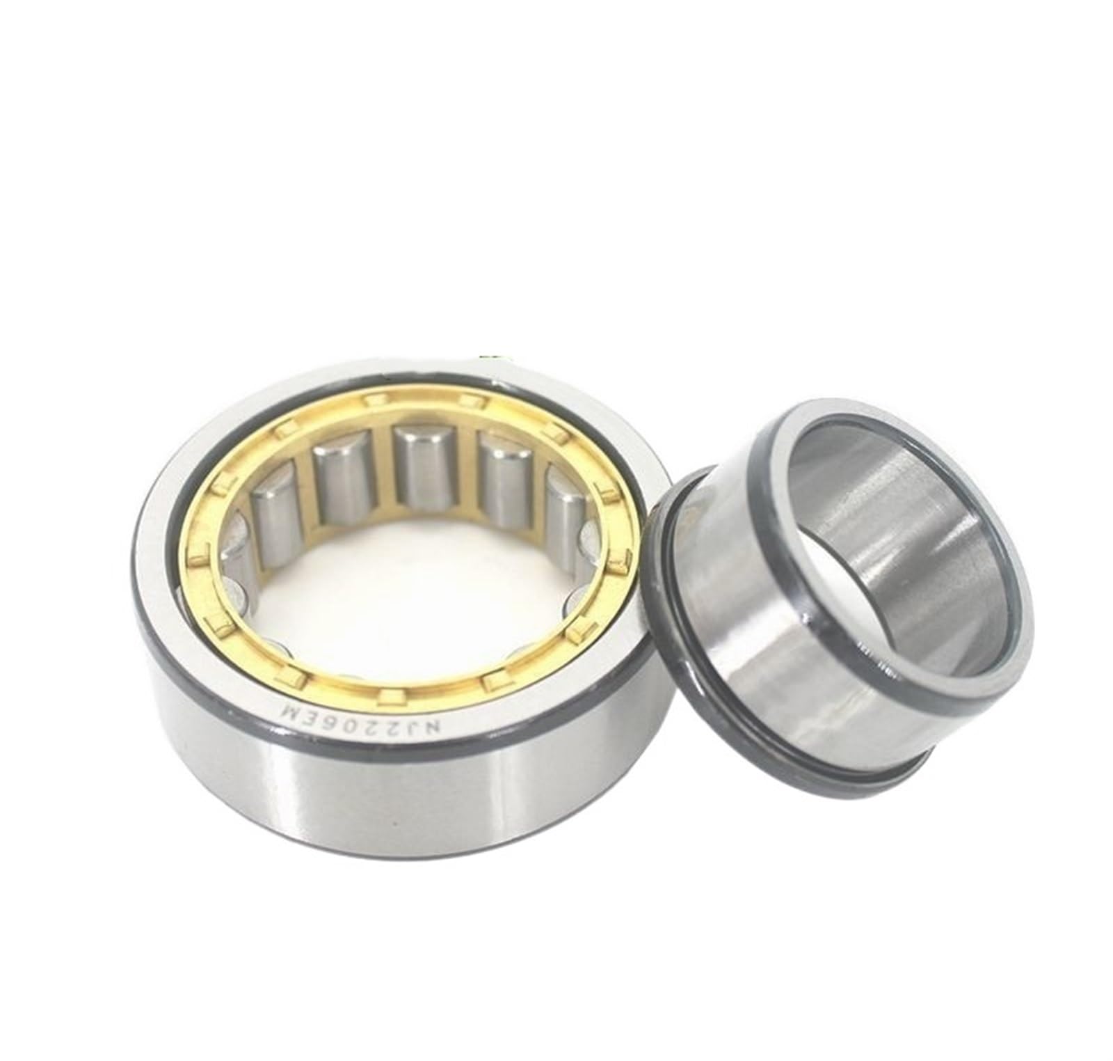Roulement NJ2204EM anti-grippage mécanique 20x47x18mm cage laiton